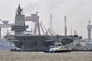 Hải quân Trung Quốc chuẩn bị nhận tàu sân bay mang tính cách mạng