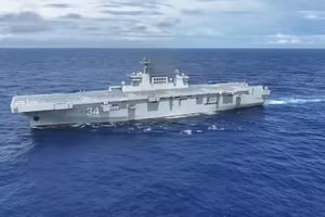 Trung Quốc 'thần tốc' đưa vào hoạt động tàu đổ bộ Type 075 thứ tư