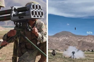 Bệ phóng rocket đa nòng bí ẩn được phát hiện trong tay binh sĩ Trung Quốc
