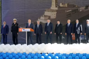 Tàu đổ bộ cỡ lớn Vladimir Andreyev được hạ thủy tại Kaliningrad