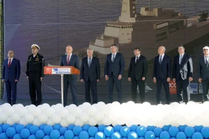 Tàu đổ bộ cỡ lớn Vladimir Andreyev được hạ thủy tại Kaliningrad