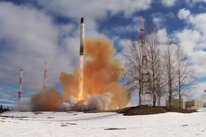 Thử nghiệm phóng tên lửa đạn đạo RS-28 Sarmat thất bại?