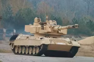 Xe tăng Leopard 1 của Ukraine 'lột xác' với tháp pháo Cockerill 3105