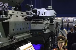 Triều Tiên gây ngạc nhiên với xe tăng bánh lốp thế hệ mới