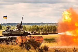 Ý tưởng độc đáo khi T-80 mang tháp pháo T21 của Leclerc