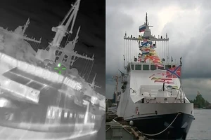 Ukraine phá hủy cùng lúc 2 tàu tuần tra của FSB thuộc Dự án 22460 