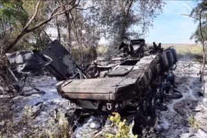 Thiết giáp Rosomak 'bất khả xâm phạm' của Ba Lan phát nổ trên đất Nga