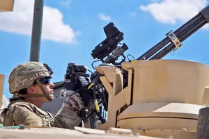 Xe tăng Abrams bắn hạ mọi UAV nhờ siêu súng máy 6 nòng M134?