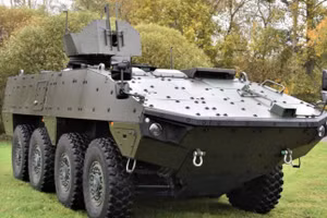 Nhật Bản bắt đầu sản xuất xe bọc thép chở quân Patria AMV XP siêu hiện đại