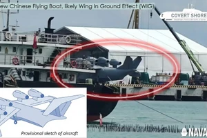 Ekranoplane bí ẩn của Trung Quốc thu hút sự quan tâm đặc biệt