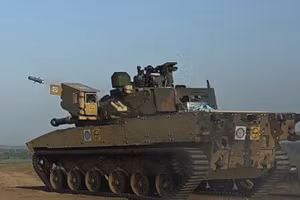 Xe tăng hạng nhẹ Zorawar cực kỳ đáng sợ nhờ tên lửa Nag Mk II