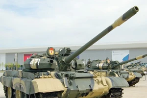 Xe tăng T-55AM có khả năng phóng tên lửa xuất hiện trên chiến trường