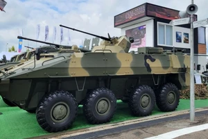 Thiết giáp BTR-22 'cách mạng hóa' lần đầu được phát hiện tại điểm nóng