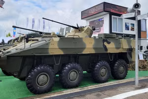 Thiết giáp BTR-22 'cách mạng hóa' lần đầu được phát hiện tại điểm nóng