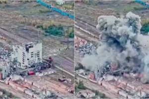 Cuộc không kích bằng bom GBU-62 phá hủy trung tâm điều khiển UAV ở Volchansk