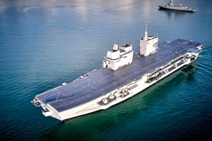 Tàu sân bay hạng nhẹ mới nhất tại châu Âu đi vào hoạt động