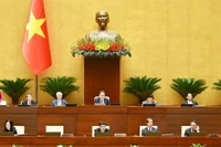 Phó Chủ tịch Quốc hội Nguyễn Thị Thanh phát biểu. Ảnh: Quang Khánh.