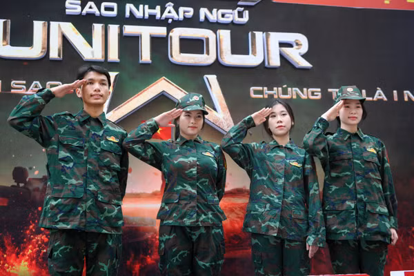 Photobooth Sao Nhập Ngũ và các booth trải nghiệm của nhà tài trợ cũng mang đến những không gian check-in độc đáo
