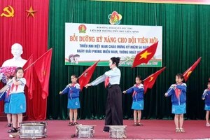Một số hoạt động Đội tại Trường Tiểu học Liên Minh.