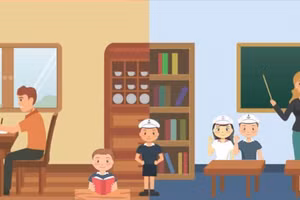 Trong hành trình lớn khôn của một đứa trẻ, có hai bàn tay nâng đỡ, một từ mái ấm gia đình, một từ ngôi trường thân yêu. Ảnh minh họa: ITN