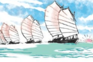 Tác giả bài viết vẫn tin rằng, câu thơ “Cái đuôi em quẫy…” trong bài “Đoàn thuyền đánh cá” của nhà thơ Huy Cận phải là “Cá đuôi én quẫy…” thì mới là hay!. Ảnh minh họa: ITN.