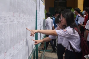 Học sinh TPHCM tham gia kỳ thi tuyển sinh vào lớp 10 tại điểm thi chuyên và tích hợp. Ảnh: M.A