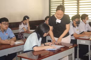 Học sinh TPHCM tham gia kỳ thi tuyển sinh vào lớp 10 năm 2025. Ảnh: MA