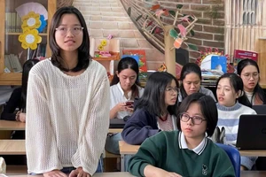 Sinh viên Trường Đại học Ngoại ngữ (Đại học Đà Nẵng). Ảnh: NTCC