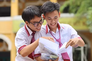 Thí sinh tham dự Kỳ thi tốt nghiệp THPT năm 2024. Ảnh: ITN