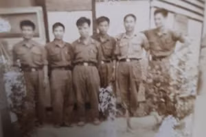 Các chiến sĩ giải phóng quân tại căn cứ Đồng Dù (Củ Chi, TPHCM). Ảnh: Đỗ Ngọc Minh.