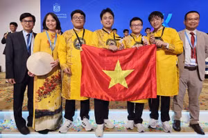 Đội tuyển Việt Nam tham dự IChO 2025 với thành tích 4 HCV. Ảnh: NVCC