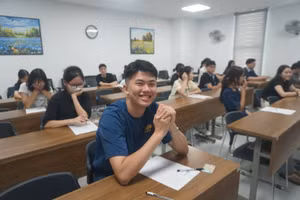 Sinh viên Trường Quốc tế - Đại học Quốc gia Hà Nội. Ảnh minh họa: INT