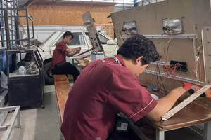 Một buổi thực hành tại Trường Trung cấp Nguyễn Tất Thành (TPHCM). Ảnh: NTCC