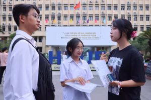 Thí sinh tham dự kỳ thi đánh giá năng lực Trường Đại học Sư phạm Hà Nội. Ảnh minh họa: INT