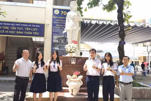 Đội tuyển học sinh giỏi Lịch sử Trường THPT Võ Thị Sáu.