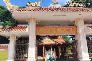 Di tích lịch sử cấp Quốc gia Đình Tân Hưng (Cà Mau). (Ảnh: Quách Mến)