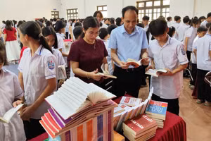 Học sinh Trường PTDTNT THCS&THPT Hàm Yên (Tuyên Quang). Ảnh: Đức Hạnh