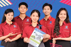 Sinh viên Trường Đại học Nguyễn Tất Thành. Ảnh: ITN