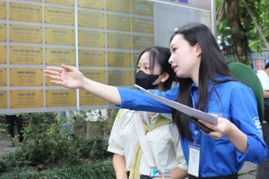 Thí sinh tham dự Kỳ thi đánh giá năng lực năm 2025 của Trường Đại học Sư phạm Hà Nội. Ảnh: TG