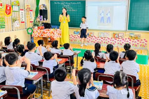 Cô Nguyễn Thị Thanh Thảo, giáo viên Trường Tiểu học Thuận Kiều (TP Hồ Chí Minh). Ảnh: NVCC