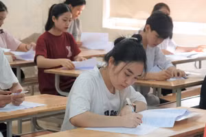 Thí sinh Nghệ An dự thi tốt nghiệp THPT năm 2025.