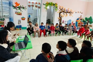 Trường Mầm non Bát Mọt hiện thiếu khoảng 4 giáo viên.