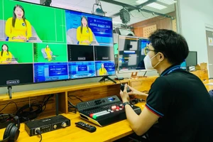 Trường quay S2 của Trường Đại học Tài chính - Marketing được sử dụng cho các hoạt động truyền thông, tổ chức sự kiện, tư vấn tuyển sinh. Ảnh: UFM