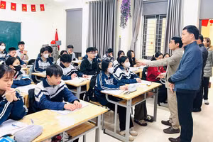 Ngành GD-ĐT TP Bắc Giang đẩy mạnh các phong trào thi đua dạy học, ôn tập. 