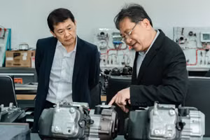 Phòng thực hành của Khoa Cơ khí động lực, Trường Đại học Sư phạm Kỹ thuật TPHCM. Ảnh: HCMUTE