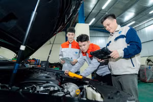 Sinh viên khối ngành Công nghệ kỹ thuật, Trường Đại học Nguyễn Tất Thành trong giờ học. Ảnh: NTTU