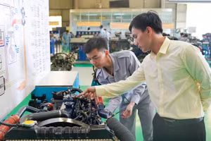 Dự thảo Luật Giáo dục (sửa đổi) bổ sung trung học nghề là một cấp học trong hệ thống giáo dục quốc dân. Ảnh minh họa: INT