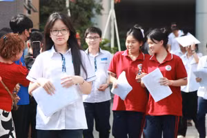 Thí sinh dự thi vào lớp 10 tại Hà Nội năm 2025.