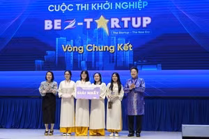Đội Nemuré giành giải Nhất Be Z-Startup 2025. Ảnh: SGU