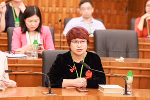 Bà Nguyễn Thu Thủy - Cục trưởng Cục Hợp tác quốc tế (Bộ GD&ĐT) tại APAIE 2026.